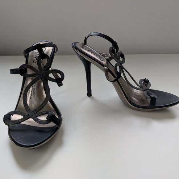 EUC (W37) - CARLOS SANTANA Metal Hardware Sandal - Picture 2 of 3